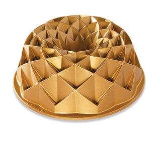 Jubilee Bundt by Nordic Ware – One, 10.0 cups, Aluminum, Gold, Model NW-88377