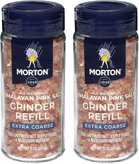 Morton Salt Pink Salt Grinder Refill, 9 oz, 2 Pack