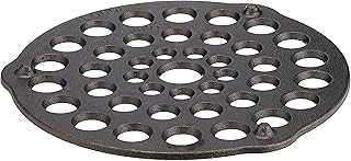 Lodge Cast Iron Meat Rack and Trivet, Pre-Seasoned, 8 Inches