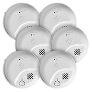 First Alert 6-Pack / Precision Detection / SMICO100-AC Combination Smoke & Carbon Monoxide Detectors
