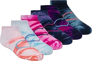 Skechers Girls' 6 Pack Low Cut Socks
