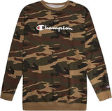 Champion Big and Tall Crewneck Sweatshirt - Cotton Casual Sweatshirts for Men Camo