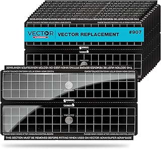 Catchmaster Vector Discreet Black Glue Trap Refills, 12-Pk, UV Light Fly Traps for Home, Unscented Sticky Gnat Glue Boards for House, UV Lamp Insect & Mosquito Killer, Adhesive Bug Light Boards