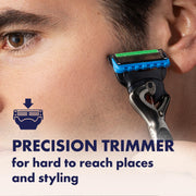 Gillette 1 Razor + 2 Refills (Pack of 2) / ProGlide 1 Handle + 2 Refills / 1 Count (Pack of 2) Cartridge Razors