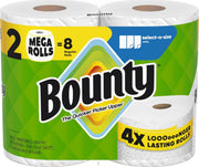 Select-A-Size Paper Towels by Bounty – 2 Rolls (164 Sheets), Paper, White, Model P_9336