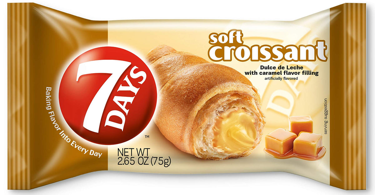 Caramel Filling Soft Croissant by 7 Days – 2.65 Ounce