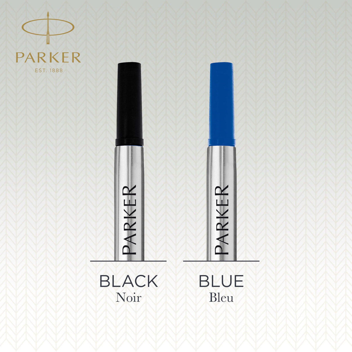 Refill For Parker Roller Ball Pens – 1 Count (Pack of 1), Paper, Blue, Model 1950324