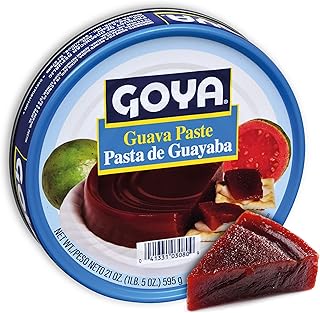 Goya Guava Puree Paste, Guava Jelly for Breakfast Pastries, Pastries, 21 oz