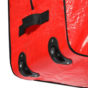 Homest Artificial Tree Storage Bag, 4.5-7 Foot Capacity, Red with Wheels
