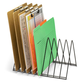Triangle Wire File Sorter by Officemate – 10 inches (W) x 10 inches (D) x 24 inches (H), 9 pages, Steel Wire, Black, Model 93150