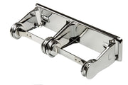 Frost Toilet Paper Dispenser by Frost Hats – 4.25"L x 12.5"W x 3"H, Chrome, Metallic