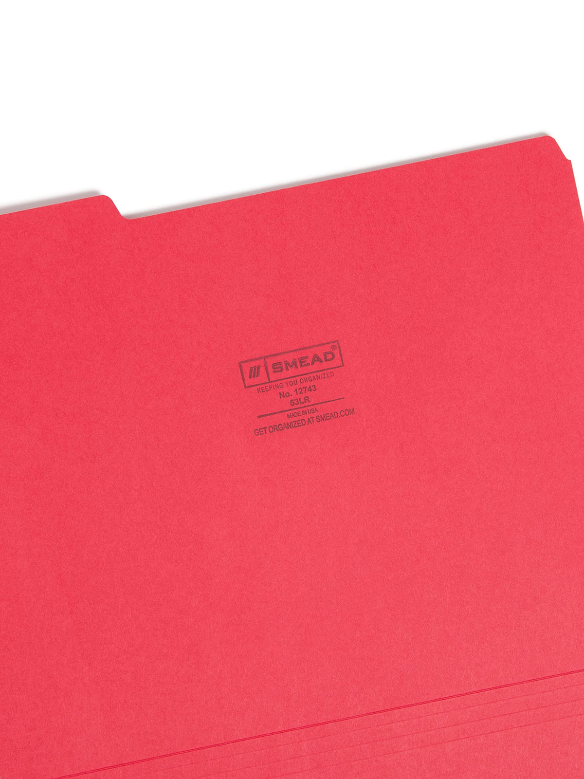 SMEAD Red / 100 Count (Pack of 2) / File Folder Colored