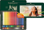 Faber-Castell Polychromos Colored Pencils – 102 Professional Artist Pencils, Highly Pigmented & Lightfast Colored Pencil Set in Metal Tin