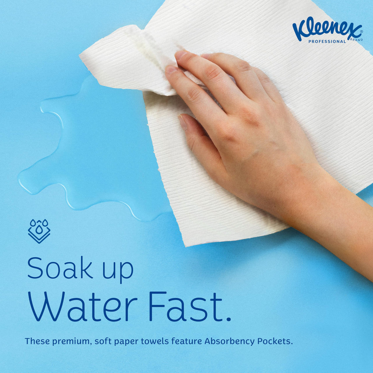 Kleenex 500 Feet (Pack of 6) / White / 1 Paper Towels