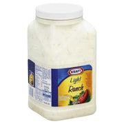 Dressing Light Done Right Ranch 4 Case 1 Gallon by Kraft – Pack of 4