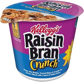 Kellogg's Raisin Bran Crunch Cereal-in-a-Cup-2.8 oz, 6 ct