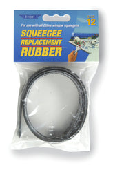 Replacement Squeegee Rubber by Ettore – Pack of 1, Plastic, White, Model 20012
