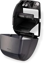 San Jamar R3590TBK Black Pearl Oceans Duett Standard Bath Tissue Dispenser