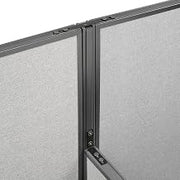 Global Industrial Three Way High Low Kit for Two 76" High Panel