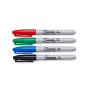 Sharpie 4 Count (Pack of 1) / Assorted Colors / Standard Packaging Permanent Markers