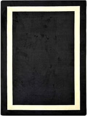 Joy Carpets Portrait Solid Colored Area Rug, Onyx, 10'9" x 13'2"