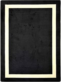 Joy Carpets Portrait Solid Colored Area Rug, Onyx, 10'9" x 13'2"