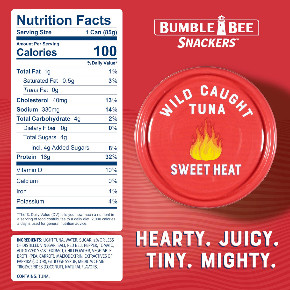 Bumble Bee Sweet Heat / 3 Ounce (Pack of 1) / 1 Tuna Fish