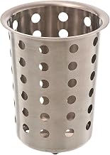 Browne Foodservice 4" Stainless Steel Perforated Cutlery Cylinder