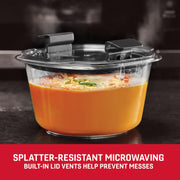 ® Round and Rectangular Leak Proof Food Storage Containers by Rubbermaid – 12-Piece, Plastic, Clear, Pack of 12, Model 2201909