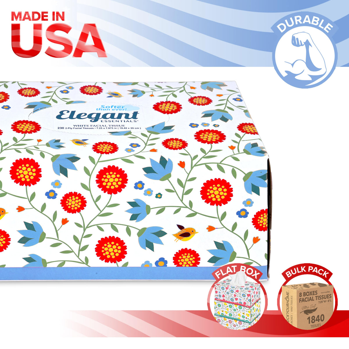 Stock Your Home 8 Pack / White / 8 Paper & Plastic