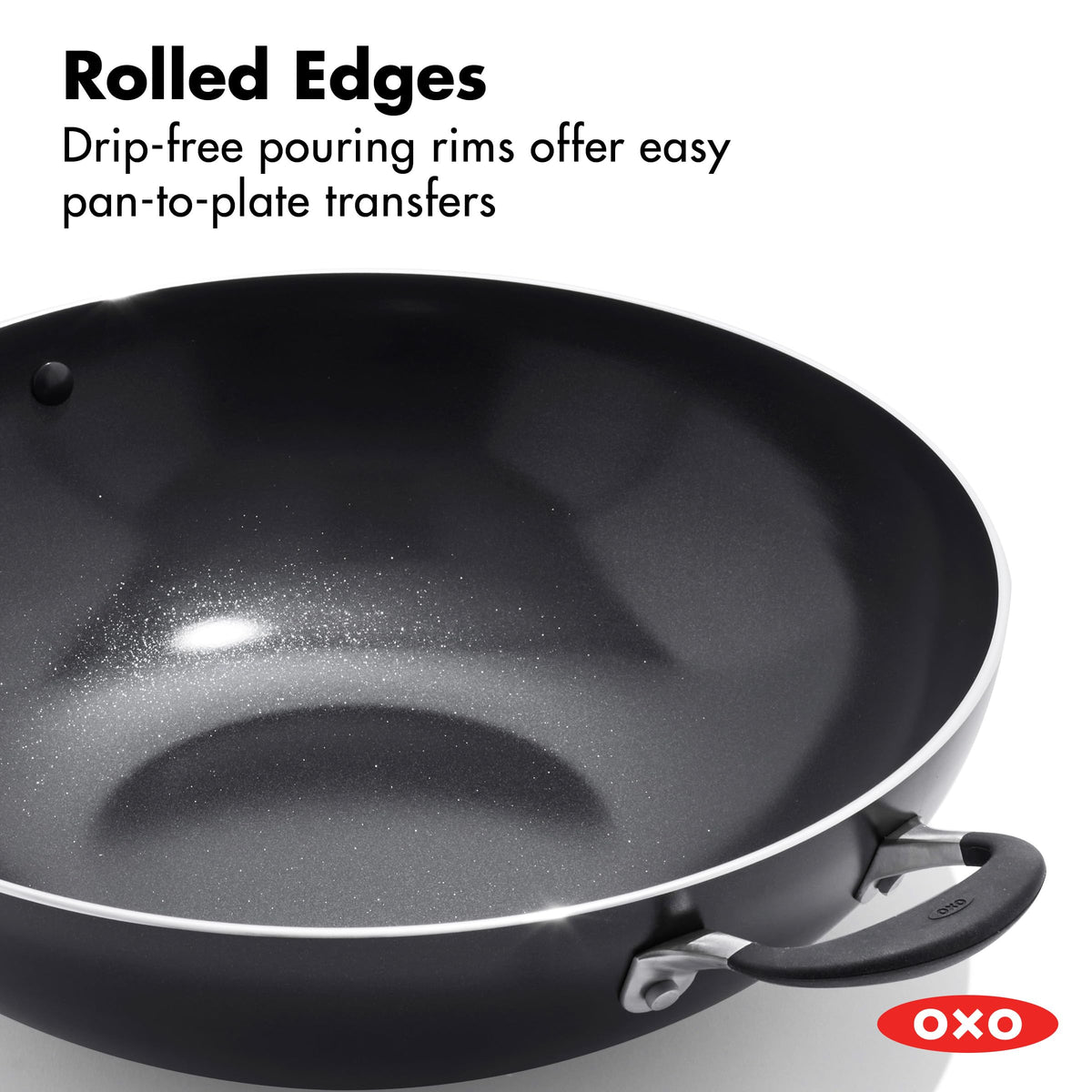 OXO 14" Wok / Black / 5.0 cups Woks & Stir-Fry Pans