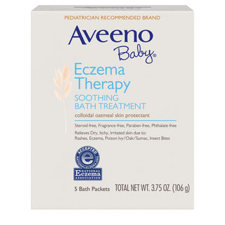 Aveeno Baby Eczema Therapy Soothing Bath Treatment for Relief of Dry by Johnson & Johnson – Pack of 12