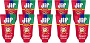 Jif Squeeze Creamy Peanut Butter Spread, 7g Protein (7% DV), 10 Pouches