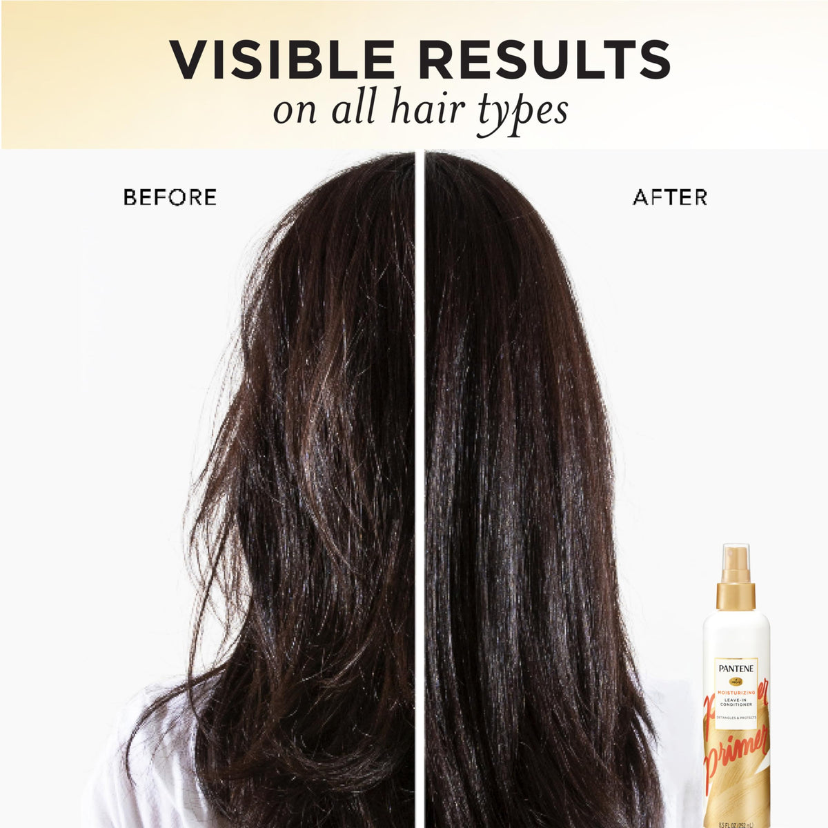 Conditioning Detangler Spray by Pantene – 8.5 Fl Oz (Pack of 3), Detangler ( Pack of 3), Pack of 3