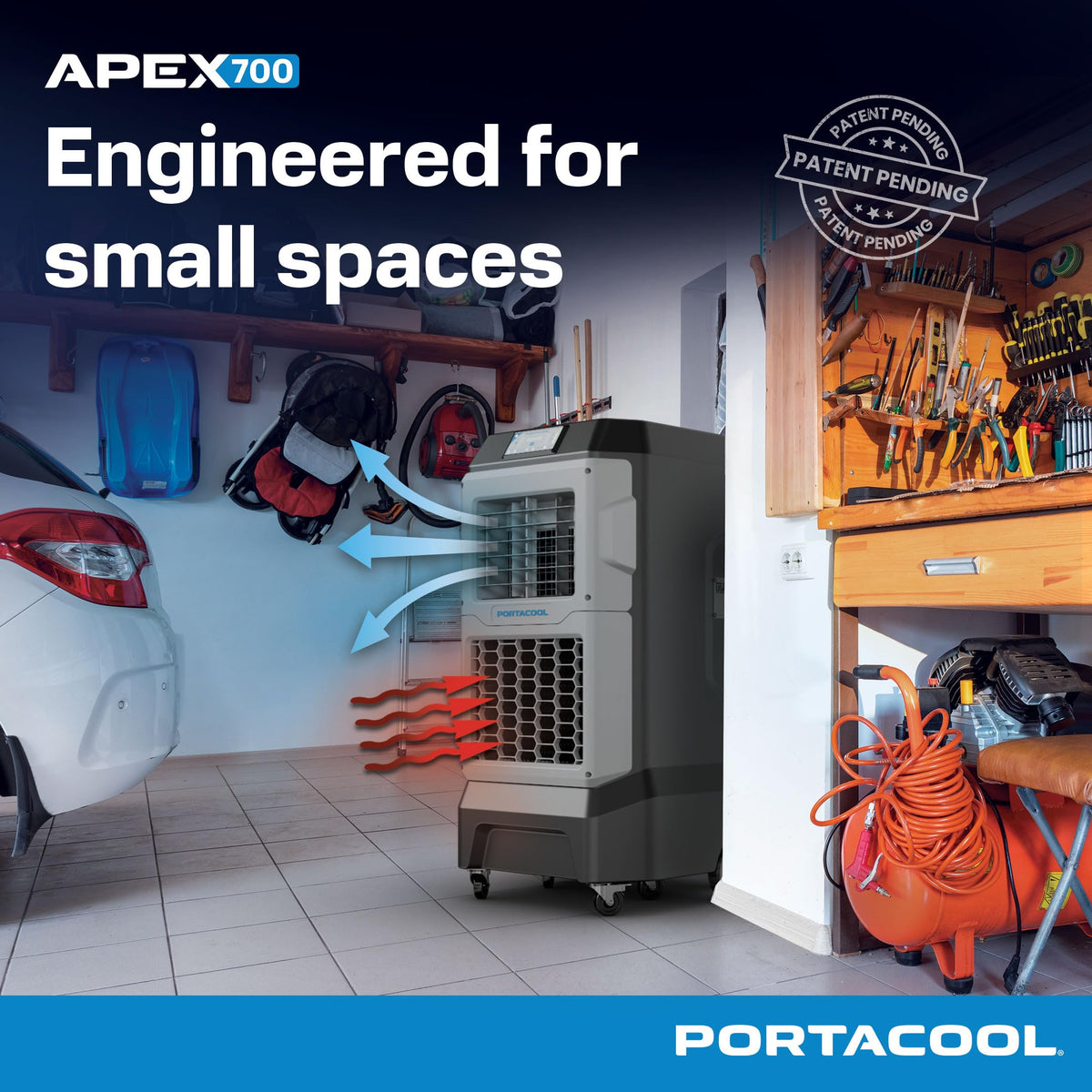 Portacool 700 SQ. FT. / Gray / 1 Portable