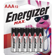 MAX AAA Batteries by Energizer – Black, Silver, Pack of 288, Model E92BP12CT