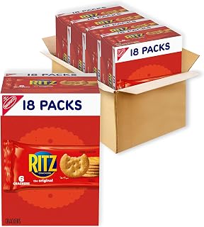 Ritz Original Crackers, 72 Snack Packs (4 Boxes)