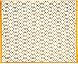 Global Industrial Machinery Wire Fence Partition Panel, 6'W, Yellow