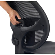 Interion Height Adjustable Vinyl Seat Drafting Stool with by Global Industrial – Alloy Steel, Black, Model A2813TMIVX+22A4