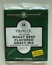 Pioneer Low Sodium Roast Beef Flavored Gravy Mix, 13 Ounce -- 6 per case.