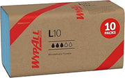 Wypall GeneralClean L10 Light Cleaning Towels, 10 x 224 Sheets (05123)