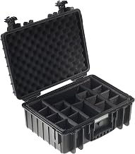 B&W International 5000/B/RPD 5000 Outdoor Case with RPD Insert Durable Type, Black