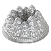 Pine Forest Bundt by Nordic Ware – 9 Cup, 9.0 cups, Aluminum, Sparkling Silver, Model 89737