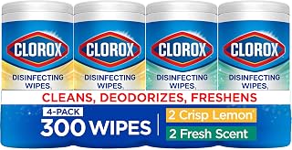 Clorox Disinfecting Wipes Back to School Variety Pack, 75 Count Each, Pack of 4 (Package May Vary)