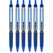 6 PENS: Precise V5 Retractable Blue Pens by PILOT – 1 Count (Pack of 1), Plastic, Blue, Model Pilot