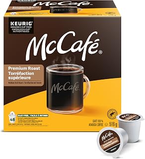 McCafe McCafé Premium Medium Dark Roast K-Cup Coffee Pods, 48 Count, Ethically Sourced, For Keurig Coffee Makers