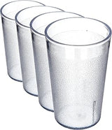 Carlisle FoodService Products Plastic Tumbler 5 Ounces Clear, 1 Count (Pack of 4)