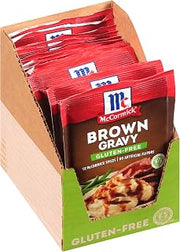 McCormick Gluten Free Brown Gravy Mix, 0.88 oz (Pack of 12)