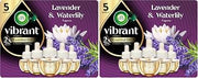 Air Wick Plug in Scented Oil Refill,Lavender & Waterlily,Air Freshener,Essential Oils,(Pack of 10)