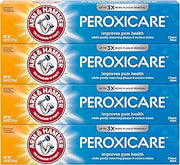 Arm & Hammer Peroxicare Toothpaste, Clean Mint, 6.0 oz, 4-Pack | For Gum Health, Baking Soda Toothpaste, Removes Plaque Bacteria, Cavity Prevention